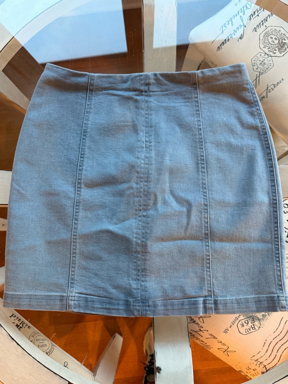 Altar'd State Blue Denim Mini Skirt Medium